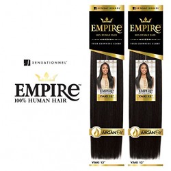 Sensationnel Empire 100% Human Hair Weave YAKY 16"